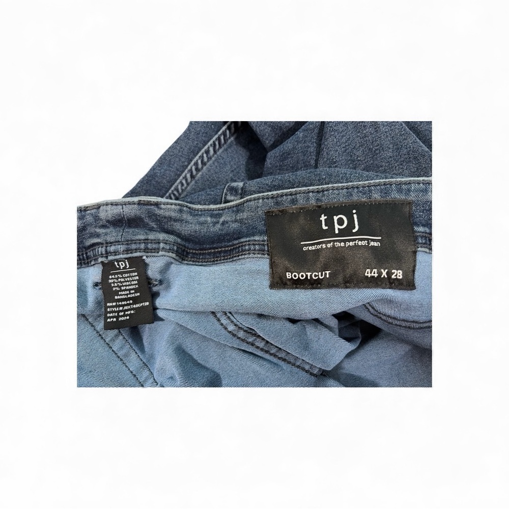 The Perfect Jean NYC Men's  Boot Cut Blue Wash Jeans 44x28 - Picture 5 of 8